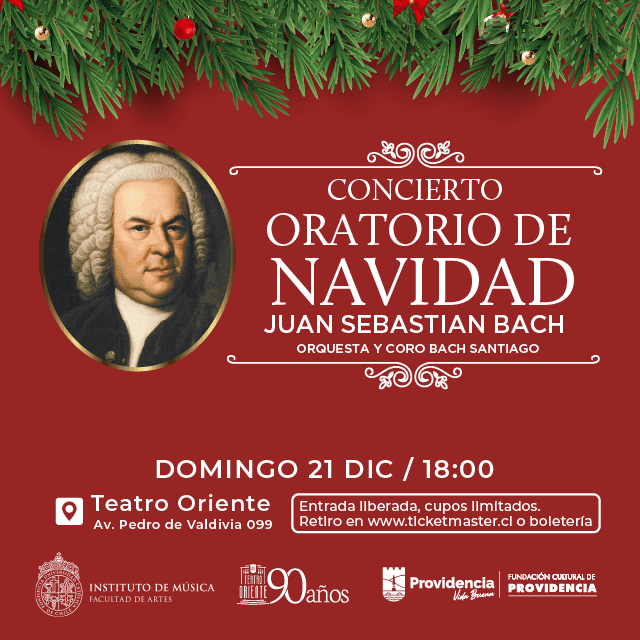 Concierto Oratorio De Navidad en Teatro Oriente