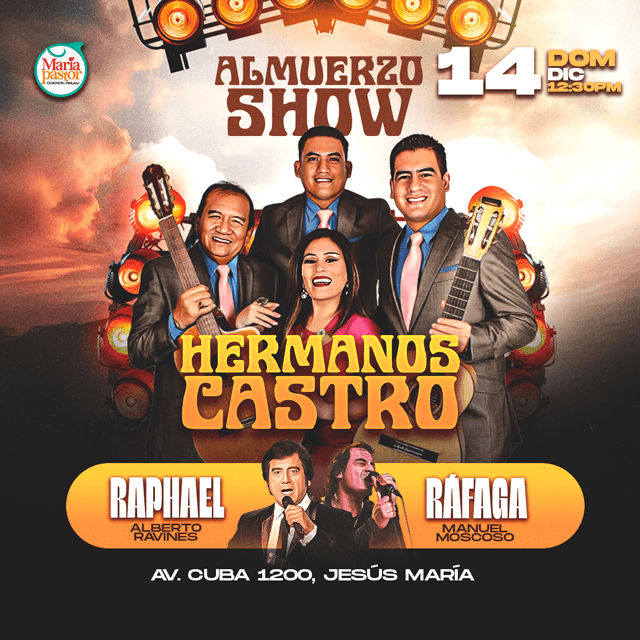 Hermanos Castro Almuerzo Show - 14 Diciembre