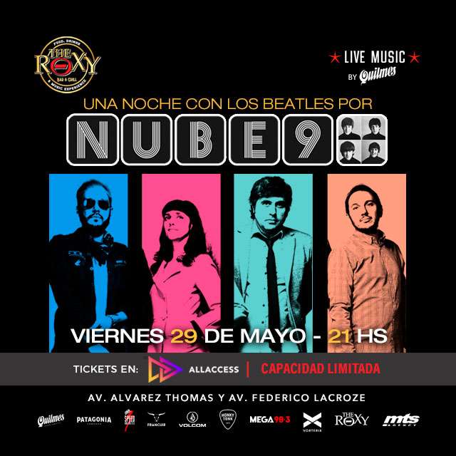 UNA NOCHE CON LOS BEATLES en The Roxy Bar & Grill