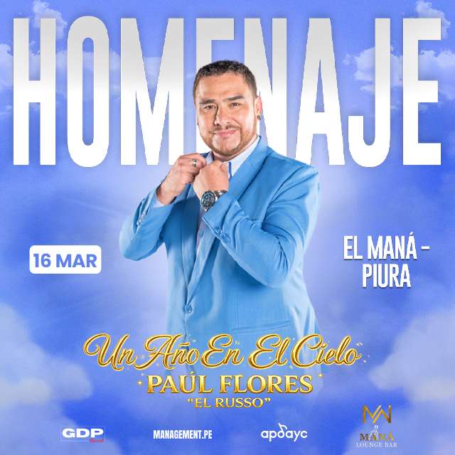 Homenaje a Paul Flores "El Russo" Un Año en el Cielo (Piura)
