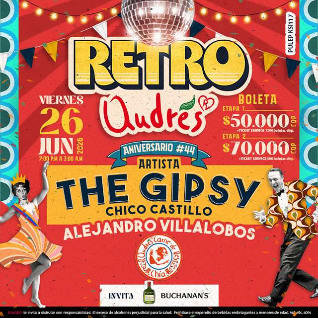 Retro Andres Aniversario #44 en Andrés Carne de Rés - Chía