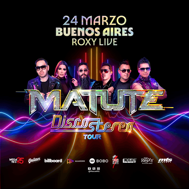 MATUTE DISCO STEREO TOUR en The Roxy Live