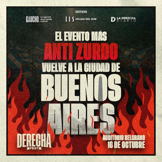 Derecha Fest en Auditorio Belgrano - CABA, Buenos Aires