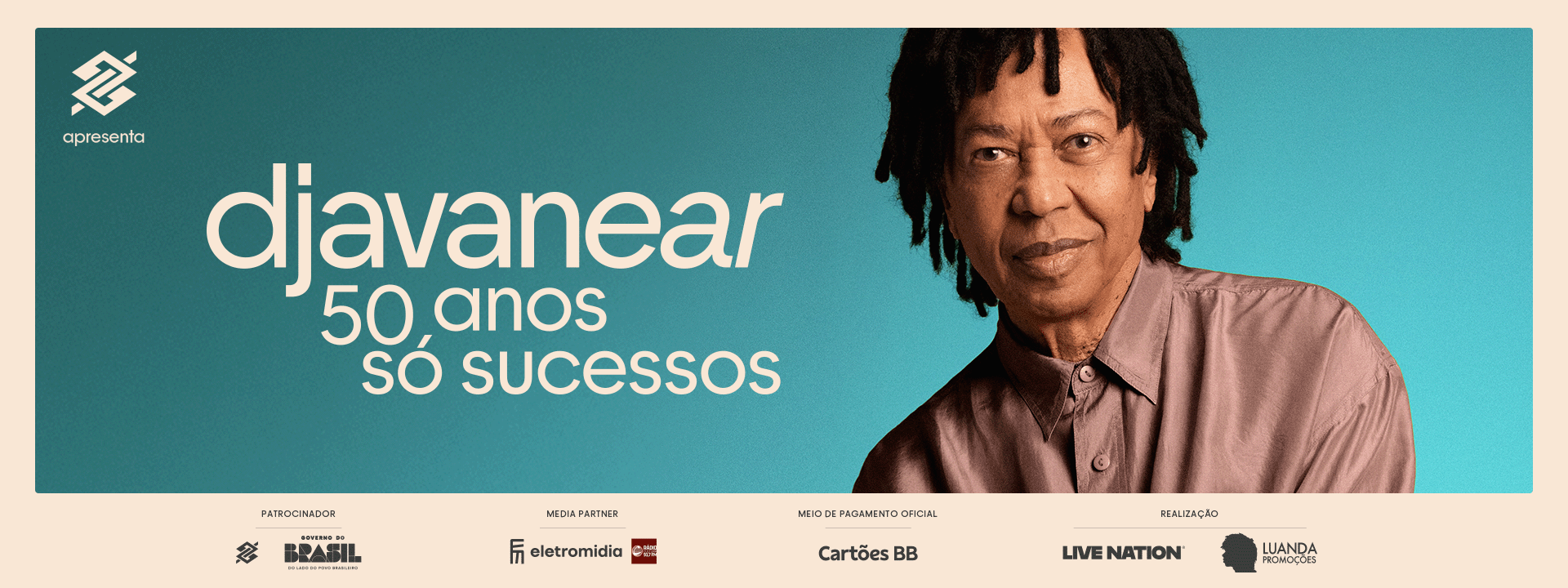 Djavan - Belém - 24/10/2026 - Venda Geral
