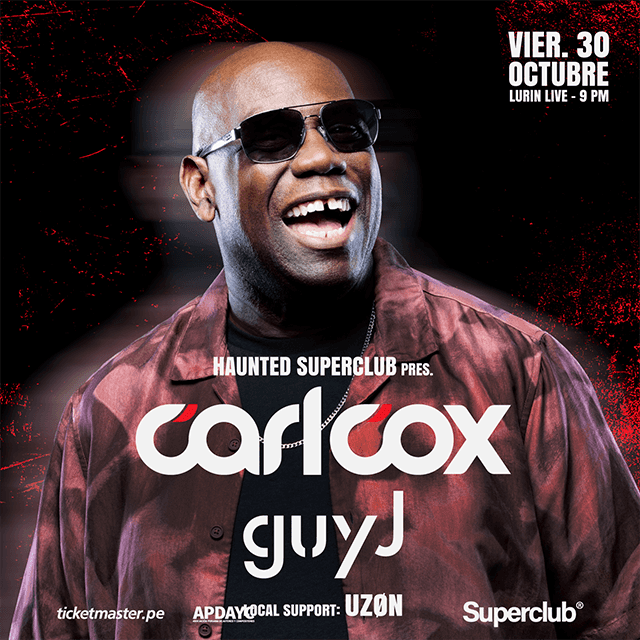 Haunted Superclub pres. Carl Cox & Guy J en Lurin Live