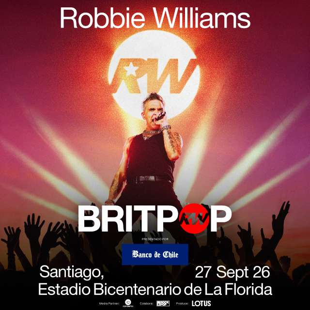 Robbie Williams - Britpop World Tour - 27 de Septiembre 2026