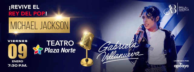 Revive El Rey Del Pop: Michael Jackson Es Gabriela Villanueva