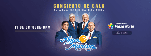 Concierto de Gala Agua Marina en Plaza Norte