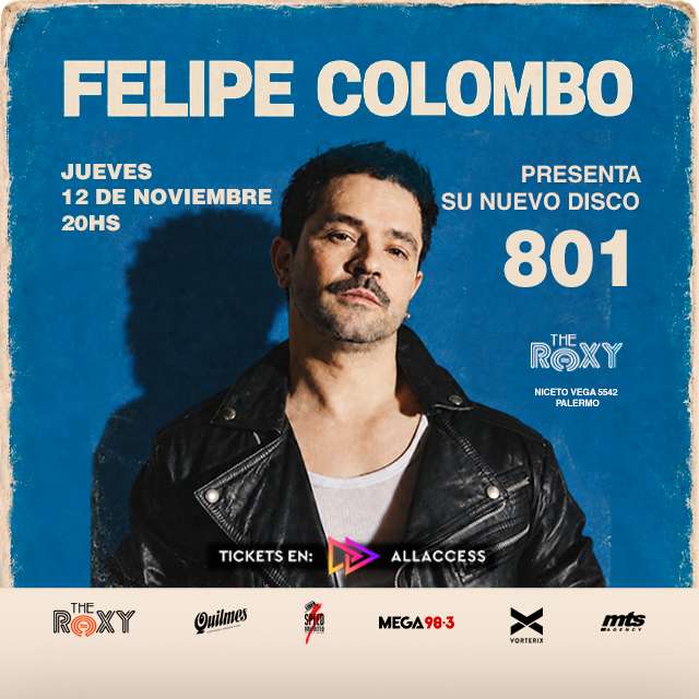 FELIPE COLOMBO Presenta “801” su nuevo EP