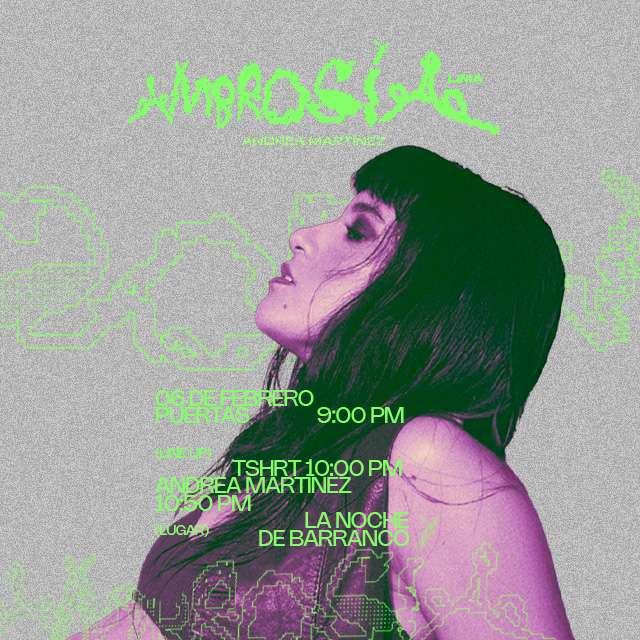 AMBROSIA - Andrea Martínez en concierto en La Noche de Barranco