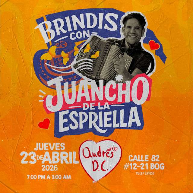 Brindis con Juancho de la Espriella en Andrés DC. - Bogotá