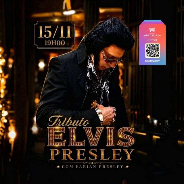 洋楽 ELVIS PRESLEY Tribute RVP-6327 PROMO Fabian Presley em Tributo a Elvis Presley | São Paulo | 15/11/2026
