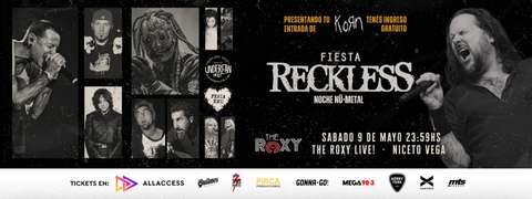 FIESTA RECKLESS (NOCHE DE NU METAL)