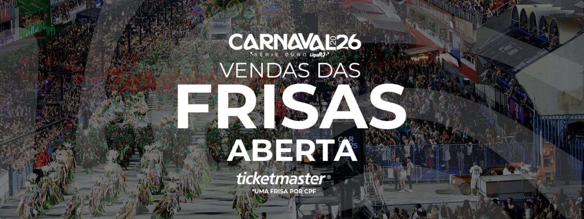Rio Carnaval 2026 - Frisas (Série Ouro)