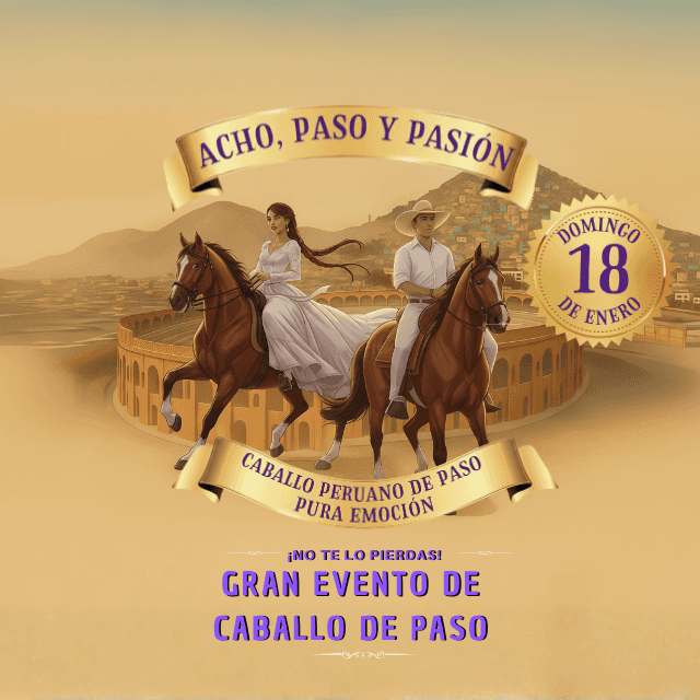 Acho Paso y Pasión Caballo Peruano De Paso Pura Emoción en Plaza de Toros de Acho
