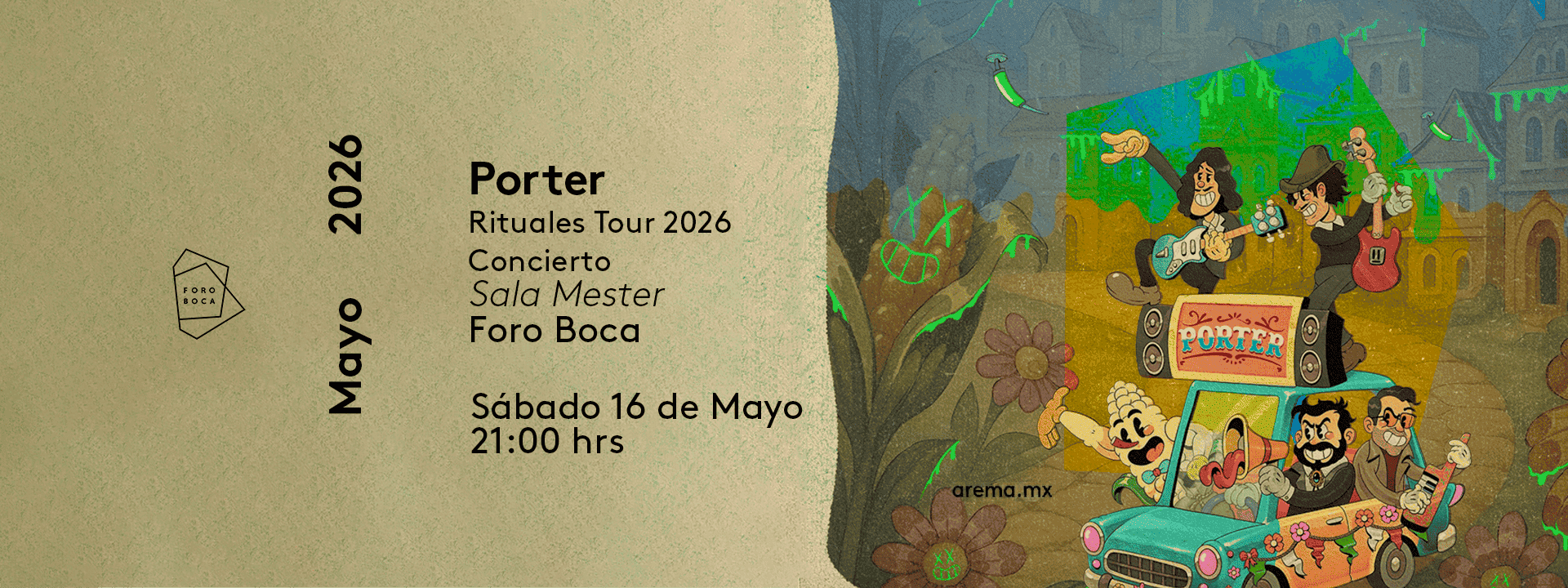 Porter | Rituales Tour 2026