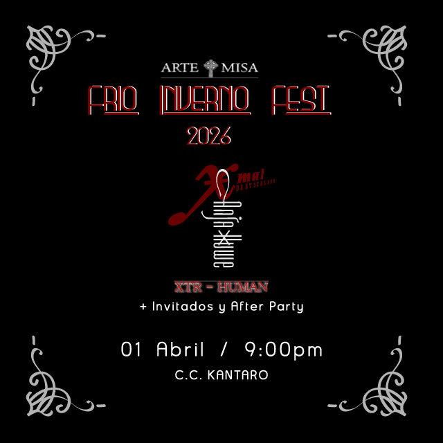 Frio Inverno Fest 2026 - Anja Huwe + Invitados en C.C. KANTARO