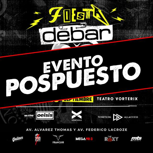 FIESTA DEBAR 20 AÑOS en Teatro Vorterix