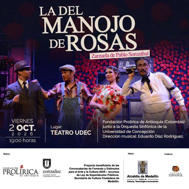 La del Manojo de Rosas en Teatro Universidad de Concepción