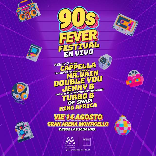 90's Fever Festival - 14 de Agosto 2026