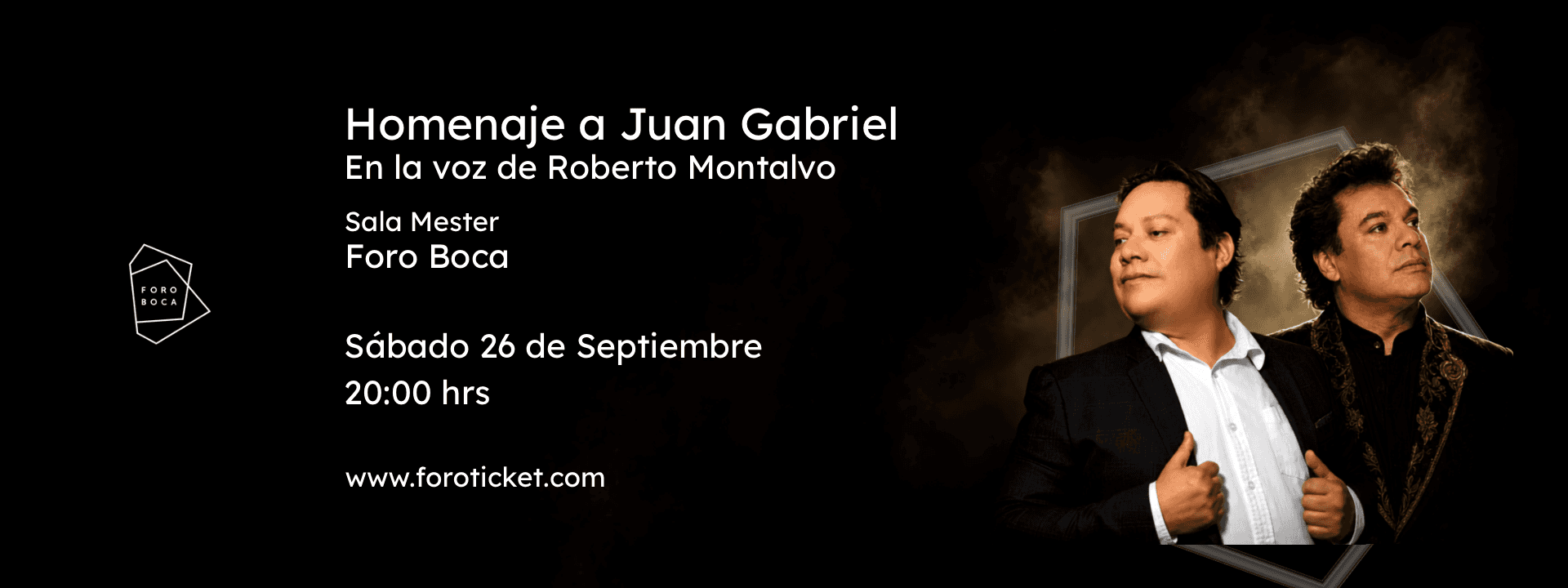 Homenaje a Juan Gabriel en la voz de Roberto Montalvo