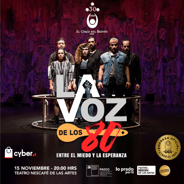 El Circo Del Mundo - La Voz De Los 80 en Teatro NESCAFÉ de las Artes