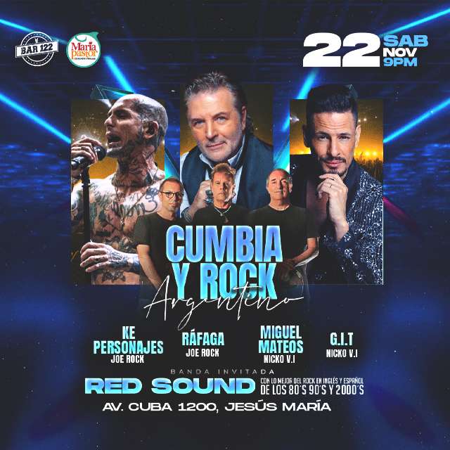 Rock y Cumbia Argentina en BAR 122