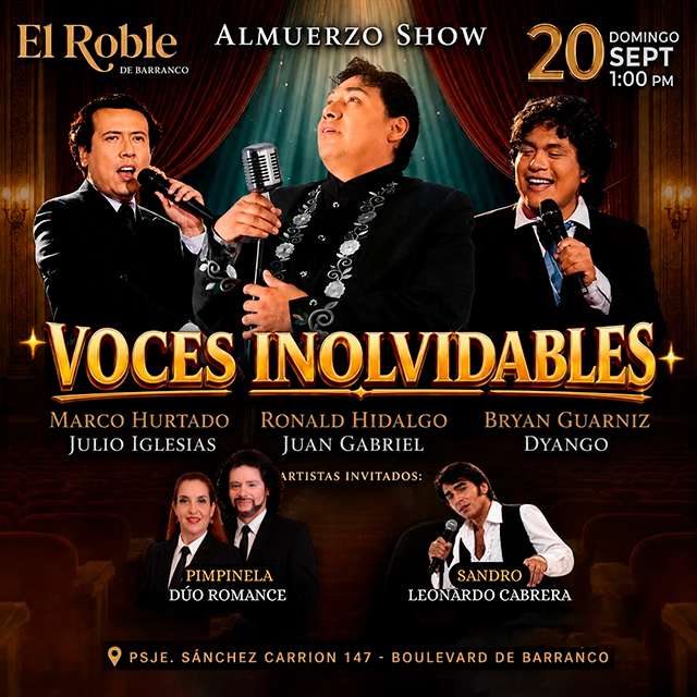 Voces Inolvidables - Almuerzo Show