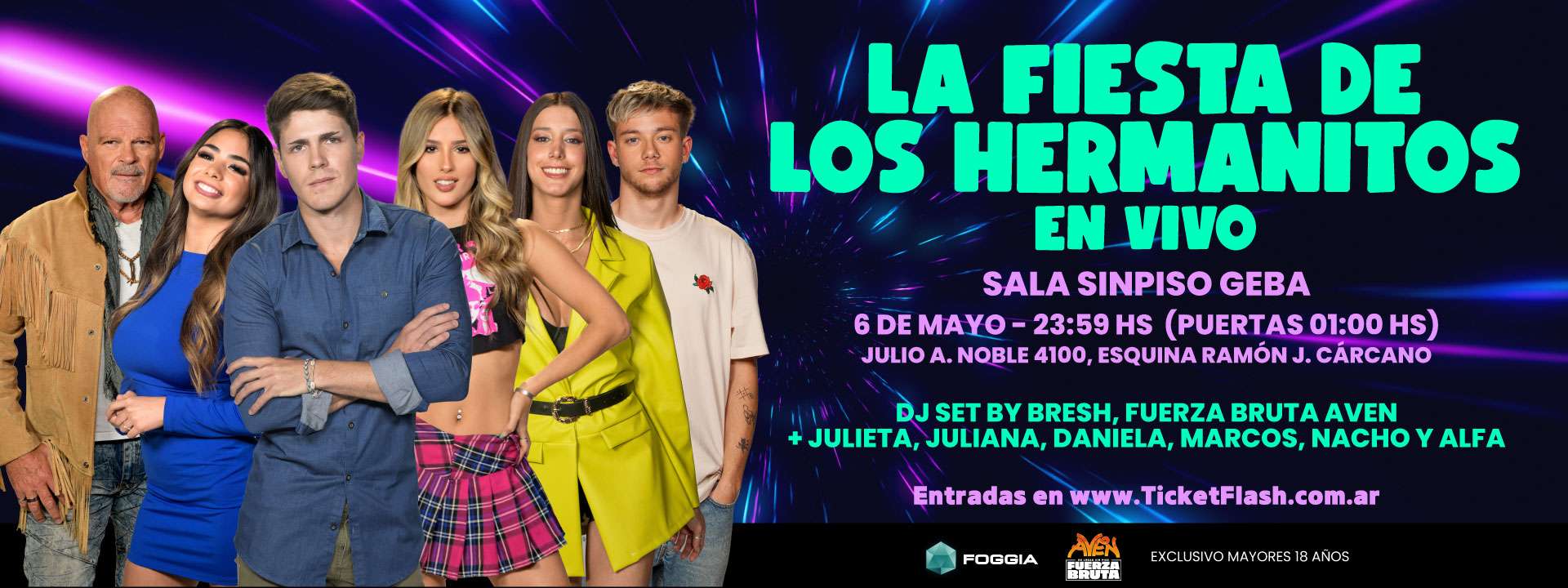 La fiesta de los hermanitos en vivo