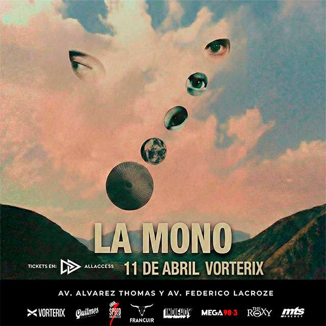 LA MONO en Vorterix - 11 de Abril