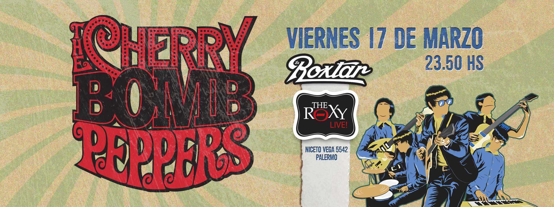 LA ROXTAR SHOWS: THE CHERRY BOMB PEPPERS - LOS PLANOS