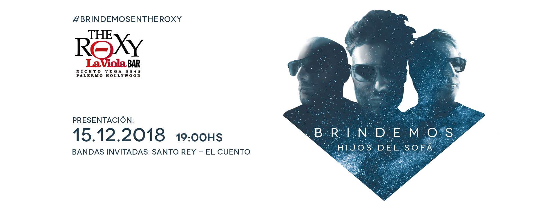 HIJOS DEL SOFÁ	Presenta Brindemos Invitados: Santo Rey