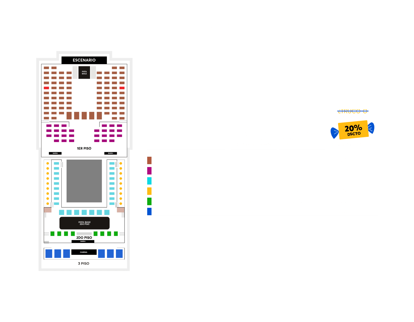 TABLA DE PRECIOS - image