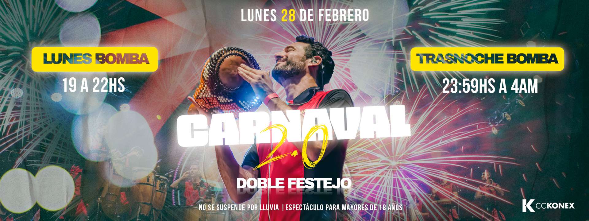 Combo Doblete Bomba de Carnaval