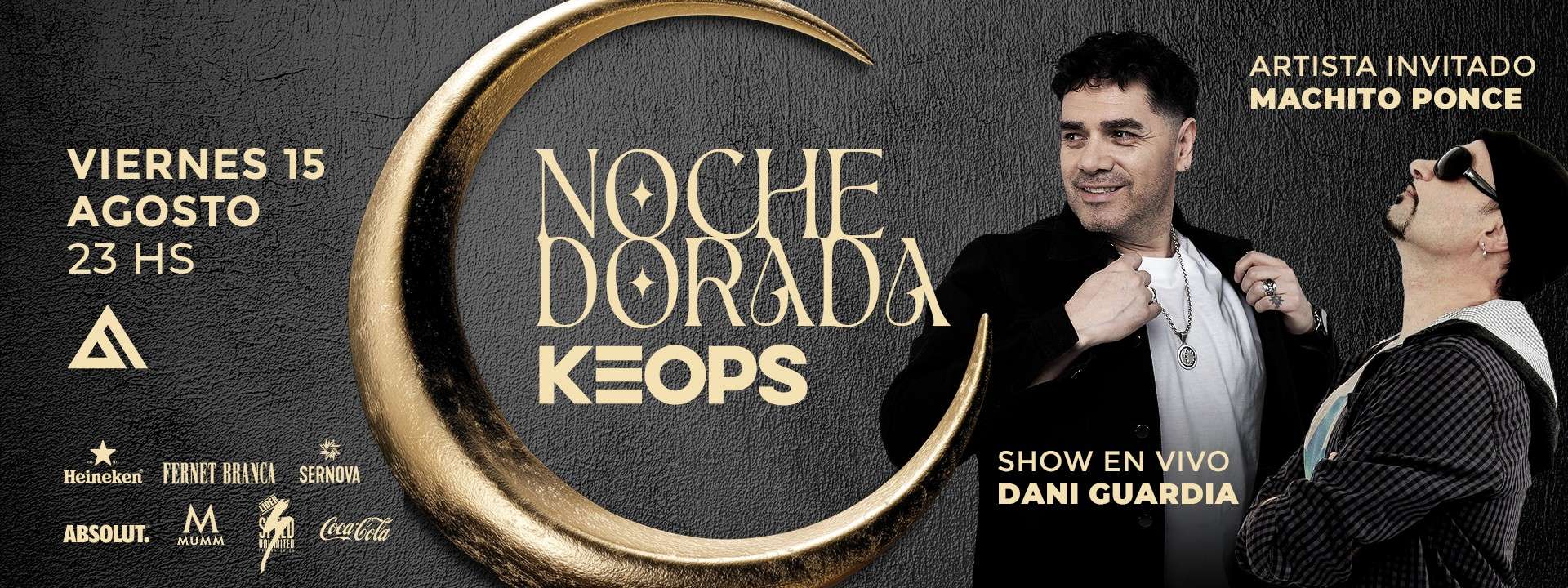 Noche Dorada en KEOPS! - Dani Guardia en Vivo!
