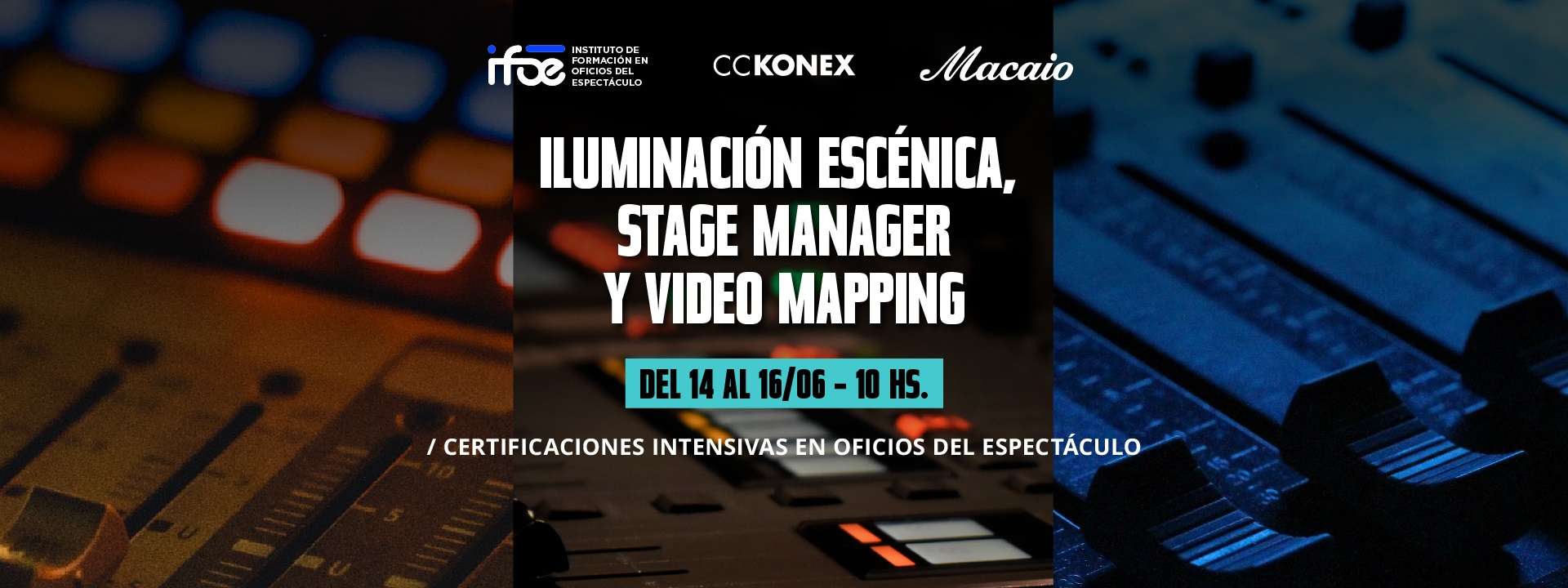 Certificaciones en oficios del espectáculo