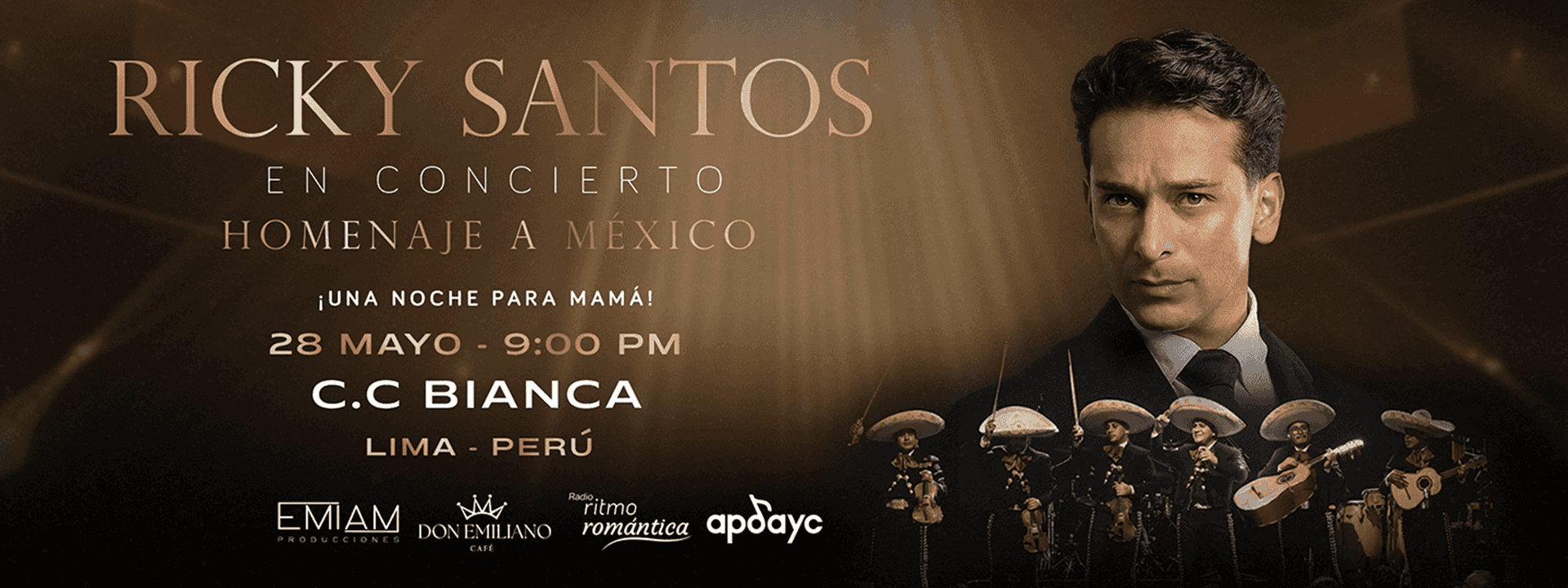 Ricky Santos en Concierto - Homenaje a México