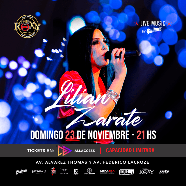 LILIAN ZARATE en The Roxy Bar & Grill