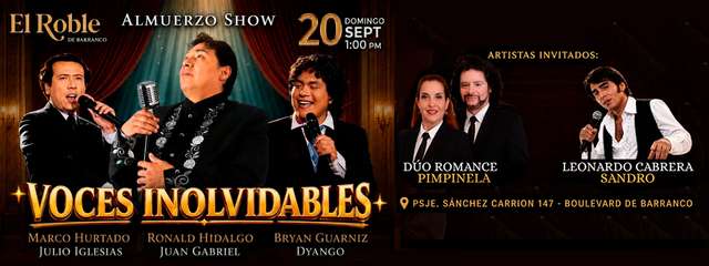 Voces Inolvidables - Almuerzo Show