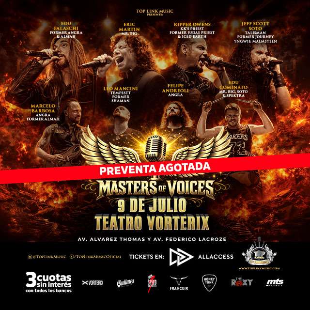 MASTERS OF VOICES en Teatro Vorterix