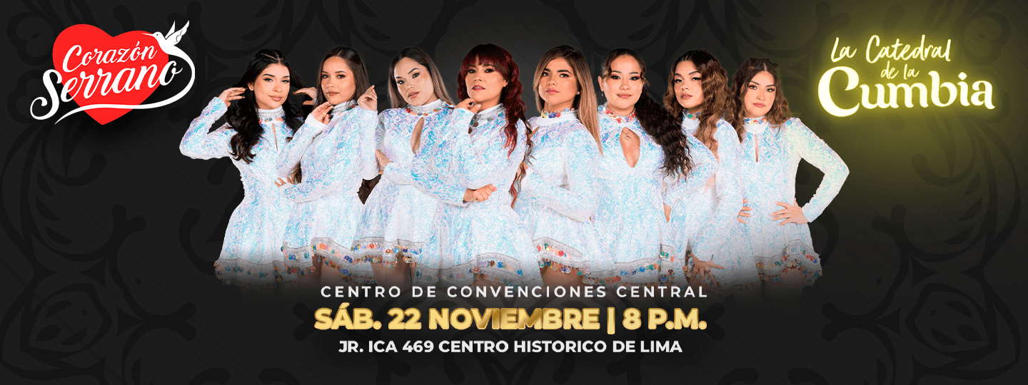 Corazón Serrano en la Catedral de la Cumbia