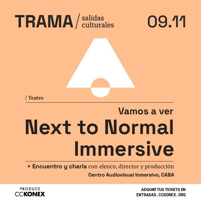 Trama / Salidas culturales: Next to normal Inmersive en Konex