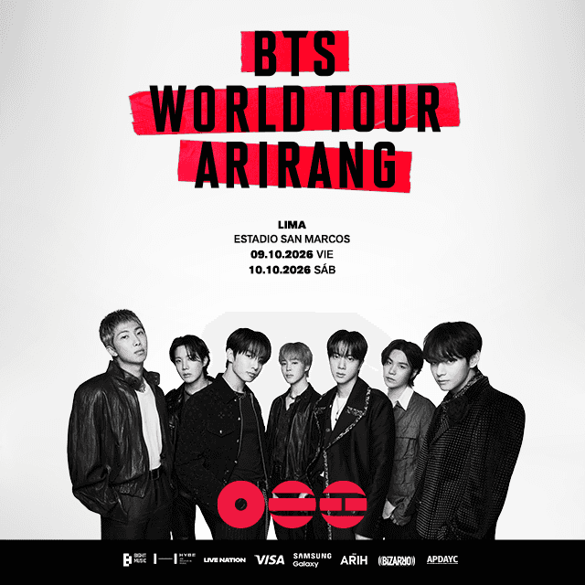 BTS WORLD TOUR 'ARIRANG' - Viernes 9 y Sabado 10 de Octubre