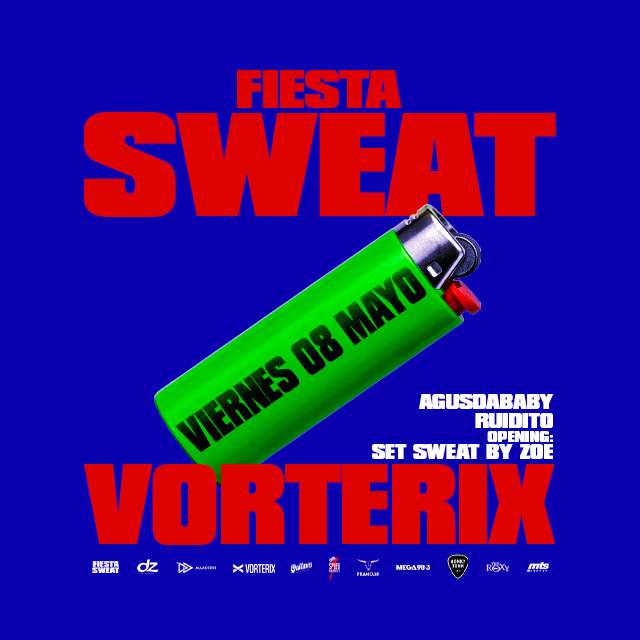 FIESTA SWEAT - Viernes 8 de Mayo 2026