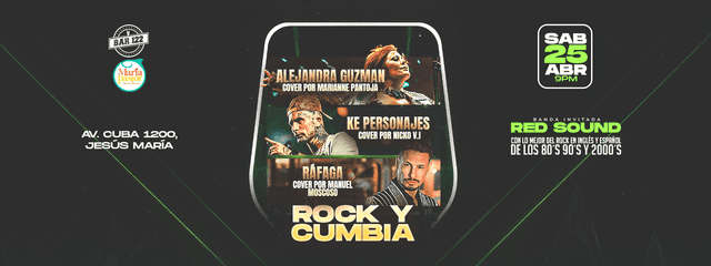 Rock y Cumbia - abril
