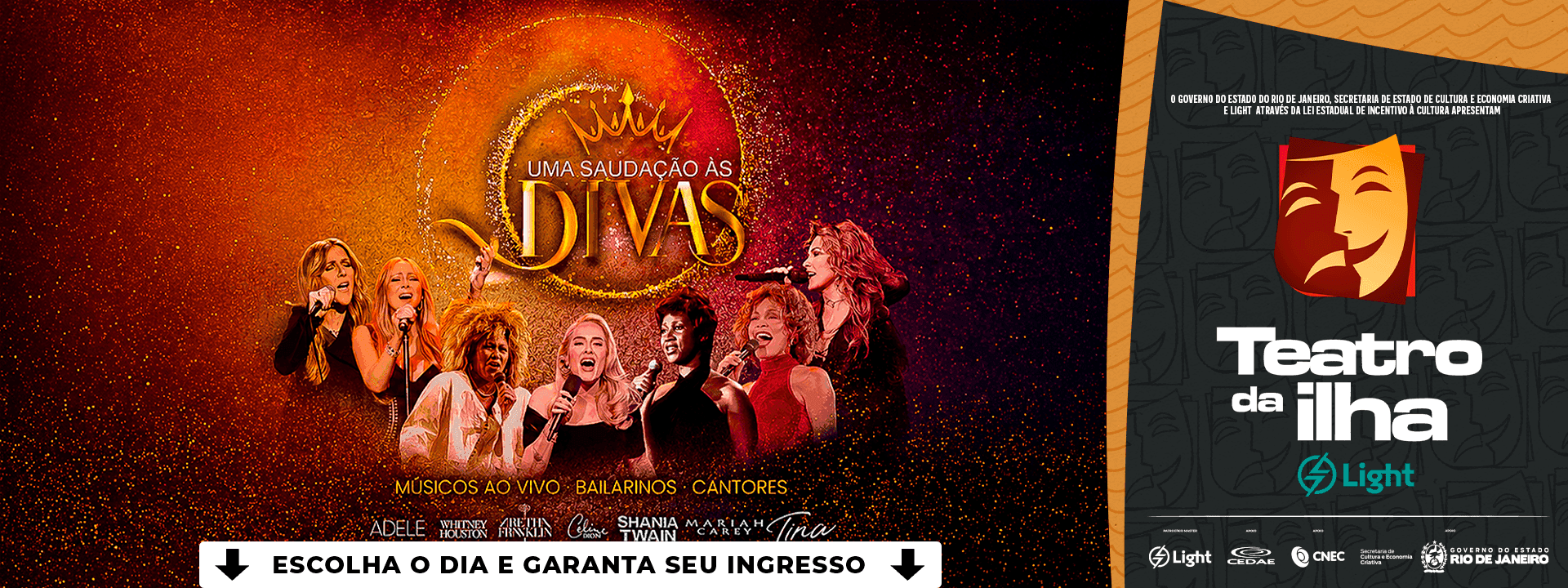Uma Saudação às Divas | Rio de Janeiro | 15/10/2026