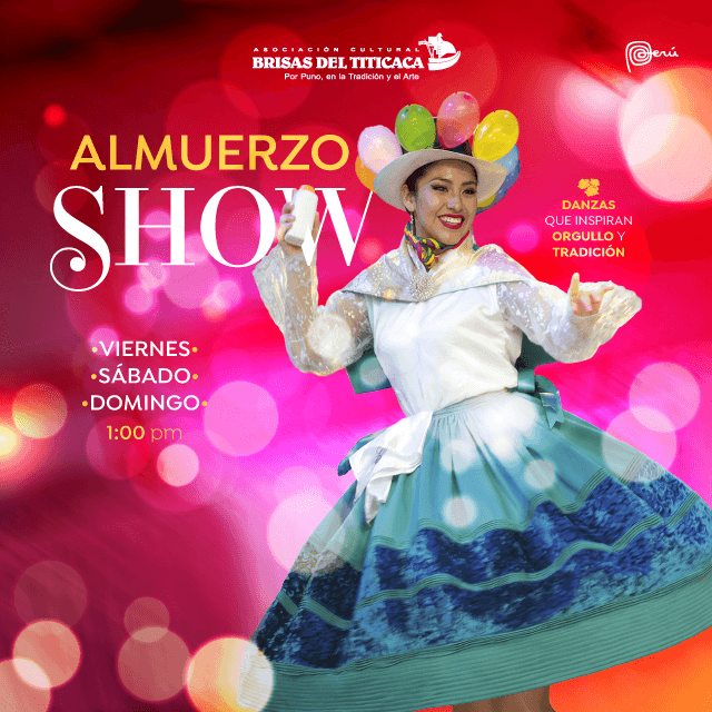 Almuerzo Show en Brisas del Titicaca 2026 - De Enero a Diciembre 2026