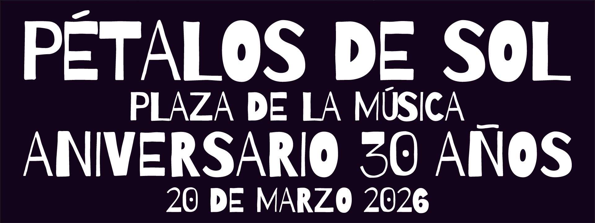 Petalos de Sol Aniversario 30 años