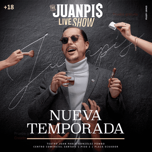 The Juanpis Live Show 2026 | Temporada agosto - octubre en Teatro Juan Pablo González Pombo