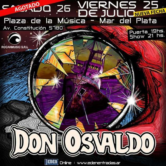 Don Osvaldo MDQ en Plaza de la Musica MDQ
